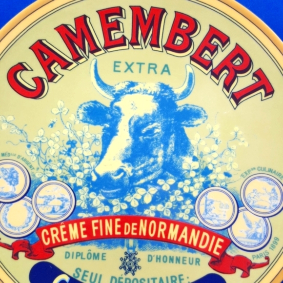 Vintage BIA Cordon Bleu FROMAGE Camembert Extra Salad/Dessert Plate, 8 inch - Picture 2 of 5